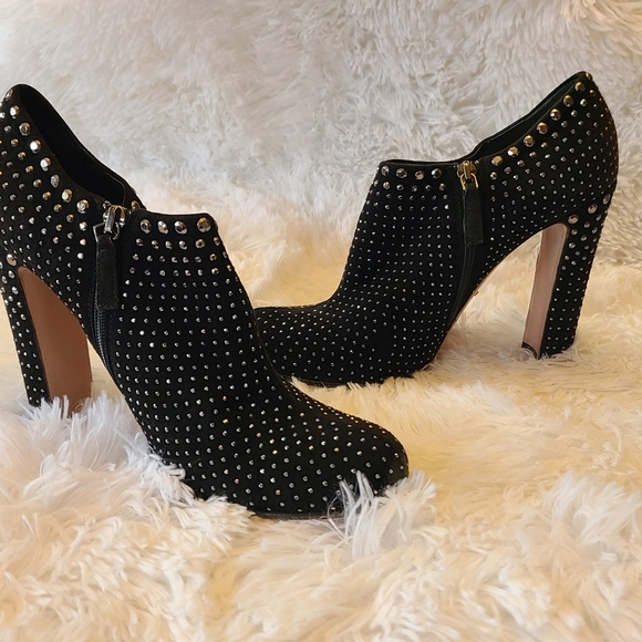 Prada Studded Suede Booties - Picture 6 of 8